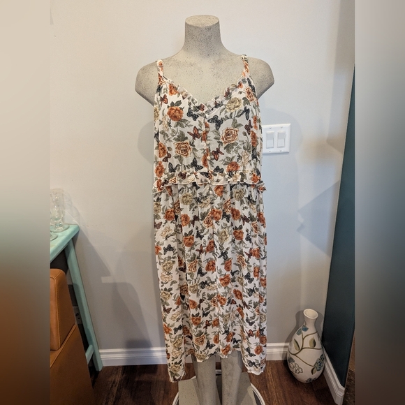 Floral Chiffon Sleeveless Tunic Dress Plus Size 4x NWT - Picture 8 of 12